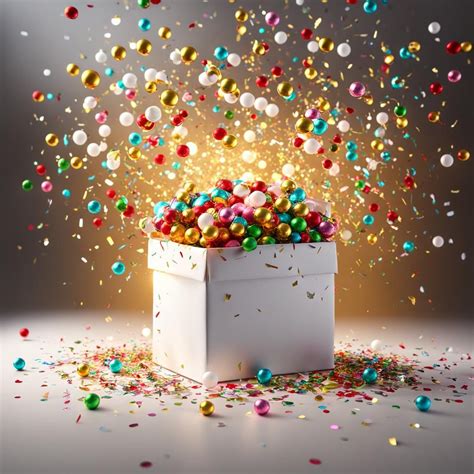 virtual confetti.